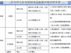 天天停个车安装指南及配置详细说明手册