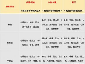 大话西游手游敏仙二转装备选择及属性优化攻略：装备搭配、宝宝选择与培养指南