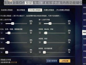 狙击精英4全面操作按键指南：详细解读游戏内各功能键位操作