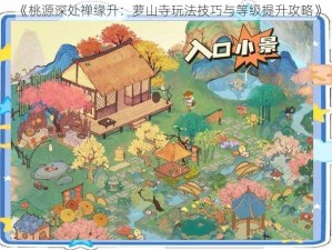 《桃源深处禅缘升：萝山寺玩法技巧与等级提升攻略》