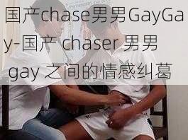 国产chase男男GayGay-国产 chaser 男男 gay 之间的情感纠葛