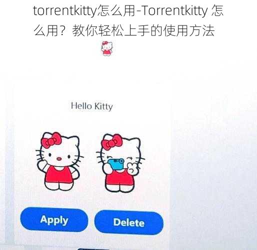 torrentkitty怎么用-Torrentkitty 怎么用？教你轻松上手的使用方法