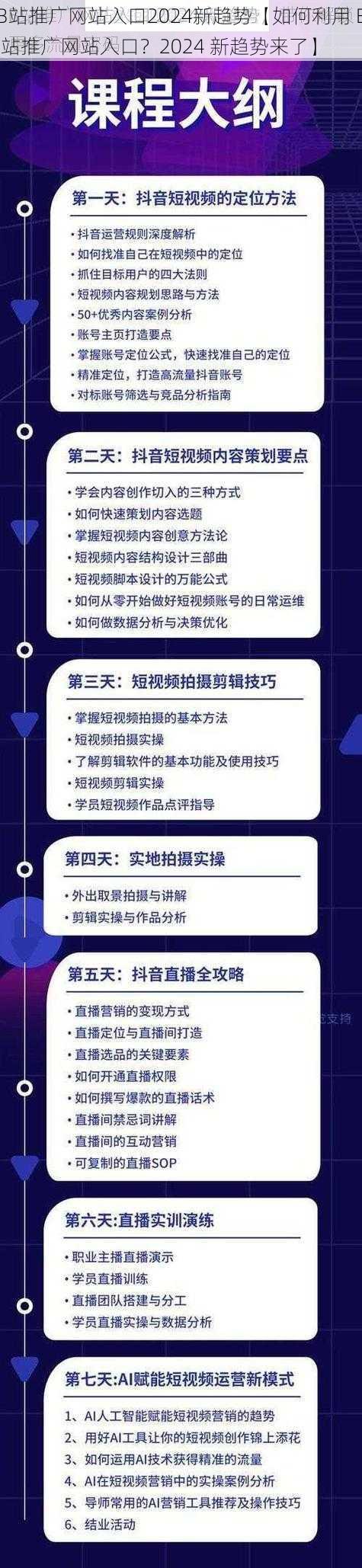 B站推广网站入口2024新趋势【如何利用 B 站推广网站入口？2024 新趋势来了】