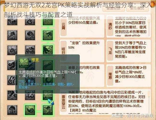 梦幻西游无双2龙宫PK策略实战解析与经验分享：深入剖析战斗技巧与配置之道