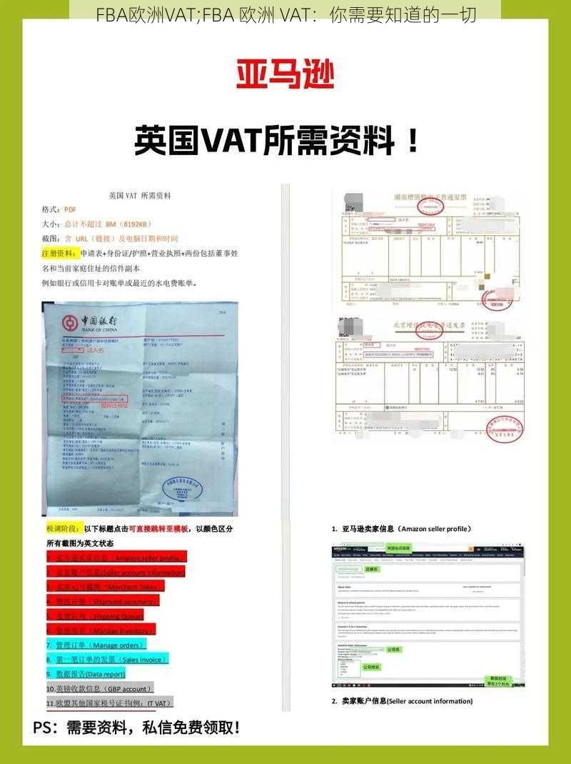 FBA欧洲VAT;FBA 欧洲 VAT：你需要知道的一切