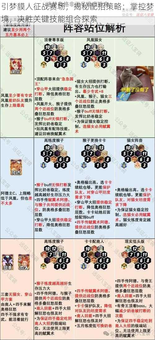 引梦貘人征战赛场，揭秘配招策略：掌控梦境，决胜关键技能组合探索