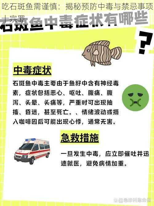 吃石斑鱼需谨慎：揭秘预防中毒与禁忌事项十宗罪